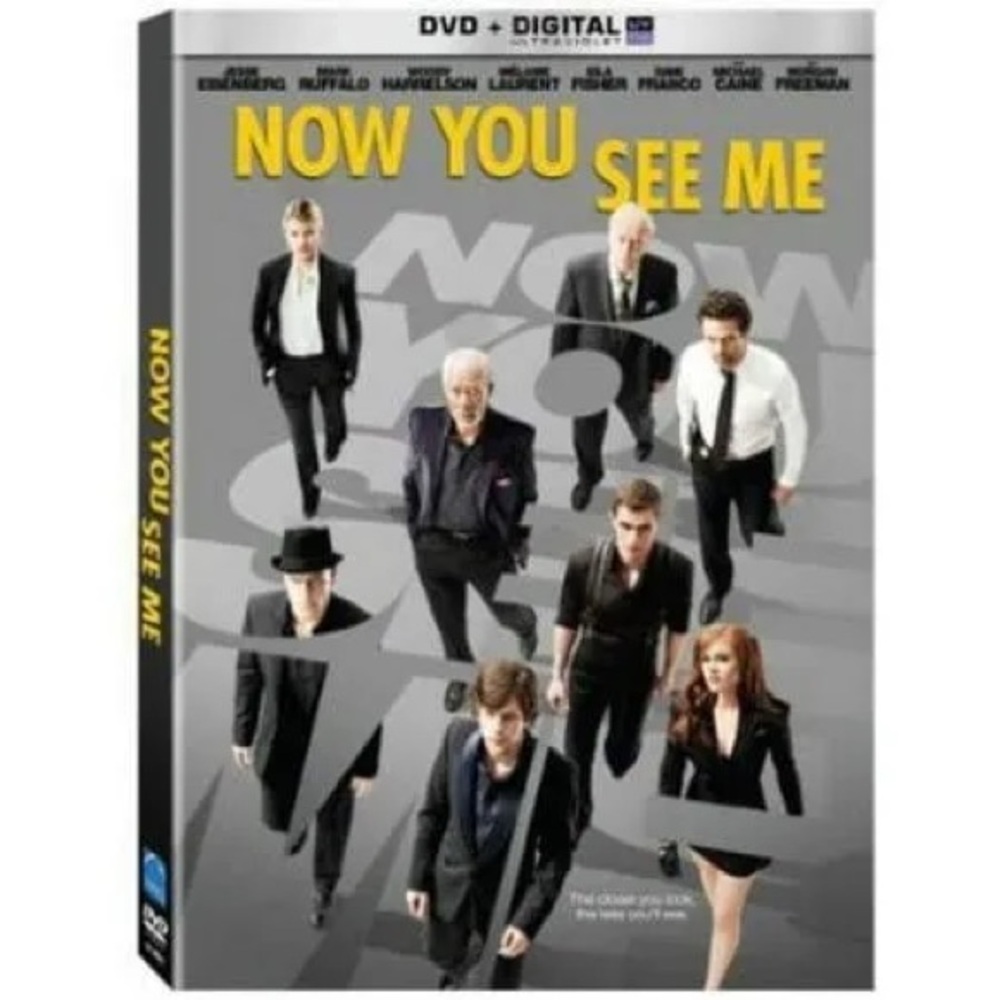Now You See Me DVD + Digital Ultraviolet •New Sealed •Magic Heist Thriller Movie